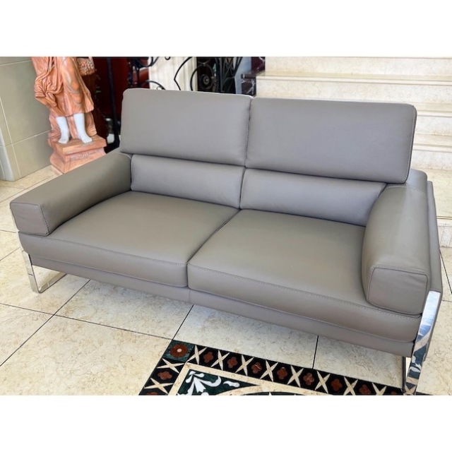 Leather Sofa / 革張りソファ｜イタリア製｜グレージュ｜IB Selection